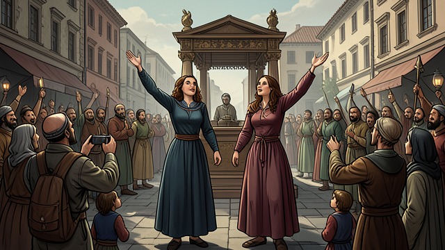 Allies at the Ceremony from "Gang Up: A Bikerland Novel". Friendship Made Visible A joint proposal Robin and Abigail approach Case and Brall together with a plan for a peace ceremony.