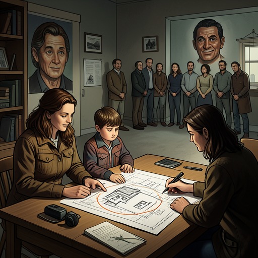 A Strong Home and a Shared Order from "Gang Up: A Bikerland Novel". This flow traces how the story moves from the Family’s ideal of a secure home toward a broader and more interdependent model of community.