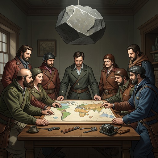 Temple’s Political Reorganization from "Gang Up: A Bikerland Novel". This flow follows how the town’s leadership shifts from Titus’s rule through Troy’s exposure to a shared Family–Cauldron settlement.