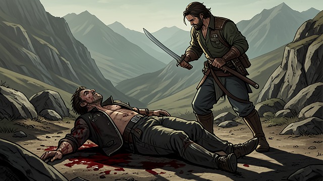 A Violent History from "Bound by Darkness". A Violent History Trauma and Suspicion Hunter has been tortured and killed by Others, leaving him with justified rage toward Kalith people.
