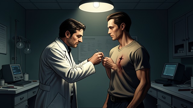 The Vet's Discovery from "Bound by Darkness". The Vet's Discovery A Secret Named When Larem arrives with a gunshot wound, he finally tells Dr. Isaac that he is not from this world.