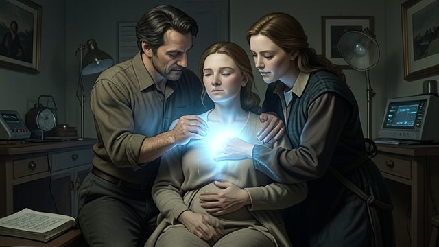 Healing Sasha from "Bound by Darkness". Healing Sasha Emergency Knowledge Larem senses Sasha's injuries and pregnancy before human doctors can fully assess her.
