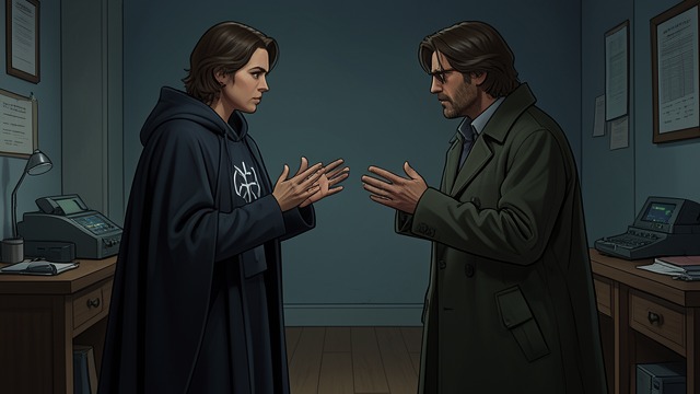 The First Encounter from "Bound by Darkness". The First Encounter A Hostile Introduction Sasha arrives to impose order, while Larem sees a dangerous representative of the Regents.