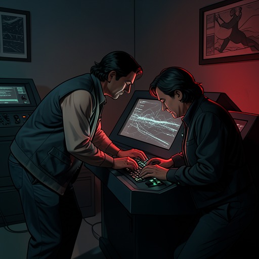 D.J. and Cullen's Digital Hunt from "Bound by Darkness". D.J. Clayborne and Cullen Finley's technical partnership turns encrypted data into the evidence that exposes the conspiracy.
