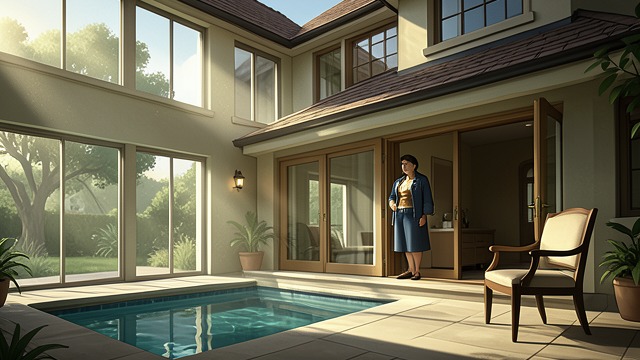 The Pool House from "Hayden's Timbre". The Pool House Generous Space Powell Pool House is spacious and beautiful, sharply contrasting with Timbre Simons’s former shelter.