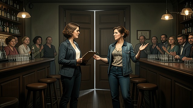 Bar Protection from "Hayden's Timbre". Bar Protection Shared Labor Jenna trains Timbre Simons in the rhythms and hazards of The Bar.