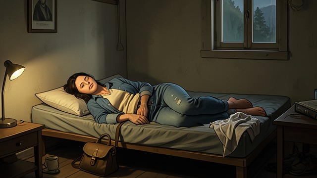 The Shelter Room from "Hayden's Timbre". The Shelter Room Temporary Existence The women’s shelter gives Timbre Simons a bed and basic protection but denies her privacy, stability, and dignity.