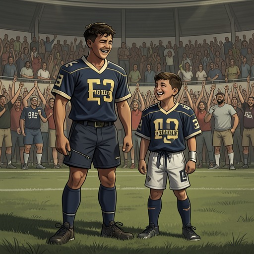 Crew Devillier and Tucker Powell from "Hayden's Timbre". This flow traces the cousins’ movement from childhood teammates to joking companions learning adult responsibility.