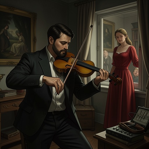 Music as Emotional Language from "Hayden's Timbre". This flow traces how music links Hayden Devillier’s professional identity to romance, memory, and family celebration.