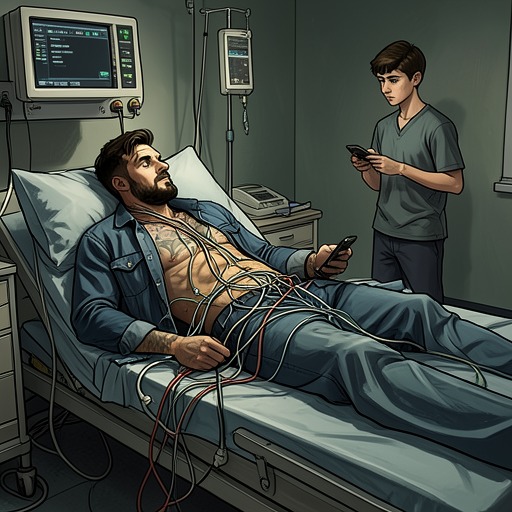 Illness and Parental Priority from "Hayden's Timbre". This flow traces how Crew Devillier’s illness tests schedules, romance, and Hayden Devillier’s definition of responsibility.