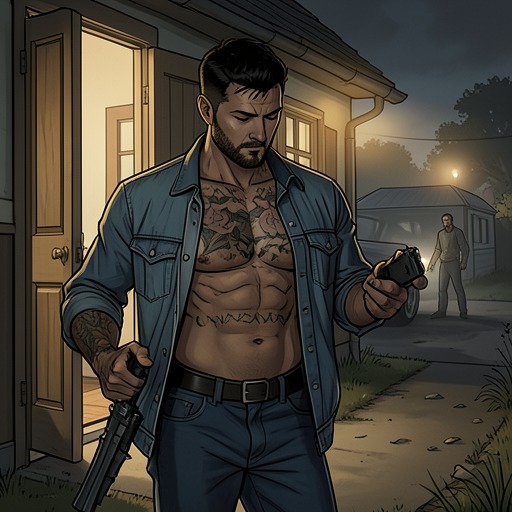 The Final Family Crisis from "Hayden's Timbre". This flow traces the disappearance, investigation, armed confrontation, and reunification that bring every major relationship into the same conflict.
