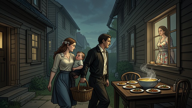 A Shared Household Future from "I’m Very Happy After Marrying the CEO Husband According to the Agreement". More Than a Couple Shen Tang and Gu Huaian move between the Gu and Shen households, bringing friends, children, and caretakers into a broad social family.