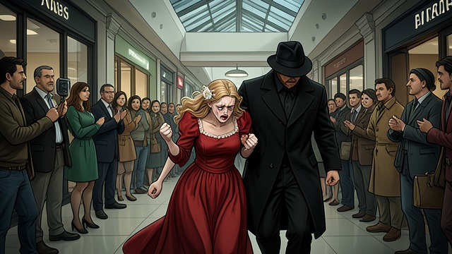 A Suspicious Encounter from "I’m Very Happy After Marrying the CEO Husband According to the Agreement". A Public Abduction Shen Tang sees a woman being dragged through a mall by a man pretending to be her partner.