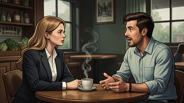 Investing in a Risky Idea from "I’m Very Happy After Marrying the CEO Husband According to the Agreement". A Conversation in a Cafe Shen Tang overhears Luo Chen defending a farming variety show that wealthy investors dismiss as commercially hopeless.