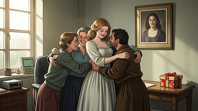 The Shen Family Embrace from "I’m Very Happy After Marrying the CEO Husband According to the Agreement". Relatives Who Waited The Shen family welcomes Shen Tang without demanding that she earn her place.