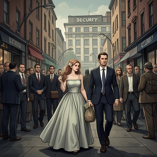 Wealth and the Meaning of Security from "I’m Very Happy After Marrying the CEO Husband According to the Agreement". This flow traces how money moves from a survival fantasy into a contested language of care, independence, and responsibility.