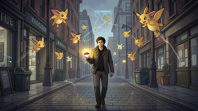 Mobile Reinterpretation from "Pokemon Go: The Ultimate Beginner's Guide For Kindle Book Tips And Trick How to Become The Best Pokemon Trainer: This Kindle Book Will Answer Your Unsolved Questions". The Franchise Leaves the Screen Pokémon GO combines GPS, augmented reality, and networked play with familiar Pokémon mechanics.
