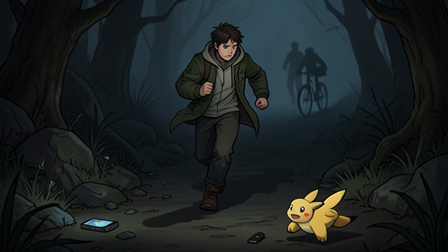 Escape and Reckoning from "Pokemon Go: The Ultimate Beginner's Guide For Kindle Book Tips And Trick How to Become The Best Pokemon Trainer: This Kindle Book Will Answer Your Unsolved Questions". Abandoning the Game The player drops the phone and runs, with Pokémon becoming irrelevant. Survival abruptly replaces collection as the governing objective.