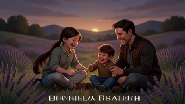 The Lavender Childhood from "Box Set: Samsons Sterbliche Geliebte & Samson's Lovely Mortal (Deutsch·Englisch) (Scanguards Vampire) (German Edition)". A Happy Family France Delilah’s family spends time together near a lavender meadow in France.