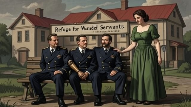 Disabled Veterans Hired from "Just Deserts". Service After Injury Employment Problem Elizabeth Bennet hires two former Royal Navy men who lost an arm in battle.