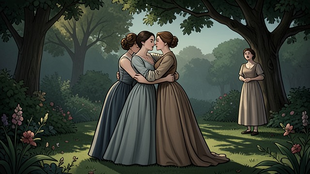 The Sisters Arrive from "Just Deserts". Reunion Before Disclosure Physical Return Jane, Mary, and Catherine arrive at Grenadine Reef after almost a year apart.
