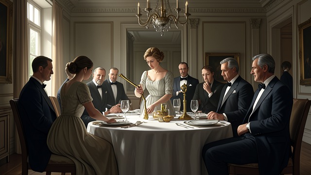 A First Hostess Role from "Just Deserts". Confidence in Company Preparation Georgiana Darcy agrees to act as hostess for Darcy’s dinner with Elizabeth Bennet and the Gardiners.
