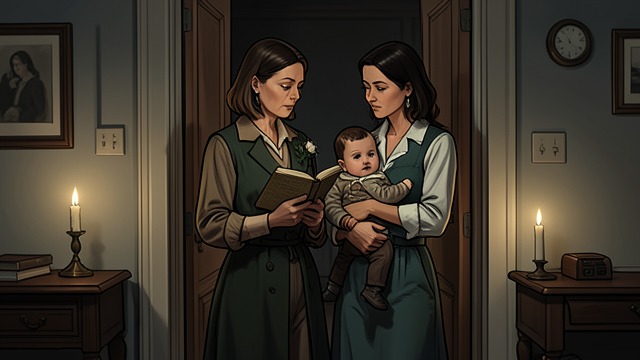 The Harkness Sisters from "Just Deserts". Survivors as Guardians From Refuge to Service Vivian Harkness and Violet Harkness become Elizabeth’s drivers, scribes, and chaperones.
