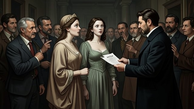 The Mistress Rumour from "Just Deserts". Slander in London Escalation After seeing Elizabeth publicly with Darcy, Caroline circulates the claim that Elizabeth is his mistress.
