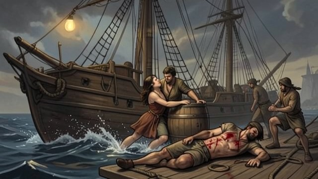 Radha’s Military Rescue from "Just Deserts". Force Used for Protection Naval Intervention David Pentland’s crew attacks the pirate vessel and rescues Radha.