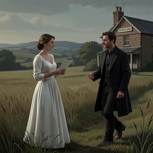 Duty Versus Desire from "Just Deserts". This flow traces the crisis created when Elizabeth Bennet must choose between immediate love and responsibility to David Pentland’s estate.