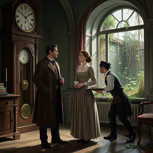 The Netherfield Experiment from "Just Deserts". This flow traces Netherfield Park from neglected leasehold to a site of social failure and renewed estate responsibility.