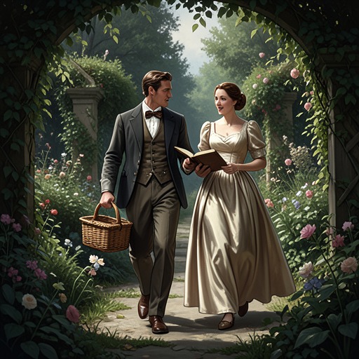 The Gardiners’ Ascent from "Just Deserts". This flow traces Edward Gardiner and Madeline Gardiner from prosperous trade into estate life without abandoning their identity or principles.