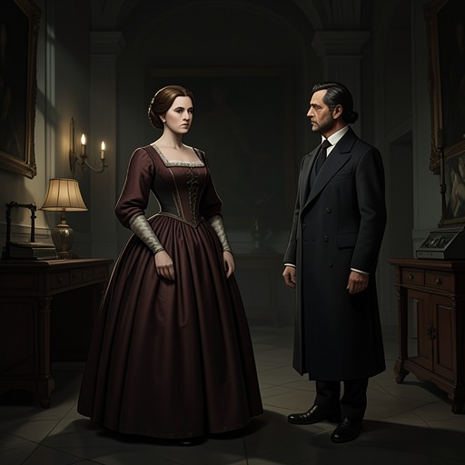Lady Catherine’s Resistance from "Just Deserts". This flow traces Lady Catherine de Bourgh’s attempt to preserve family control over Darcy and her eventual physical and social decline.