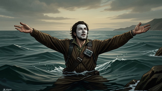 The Choice of Survival from "The light house: A love story". The Choice of Survival Surrender Blake McGrath nearly stops fighting in the ocean.