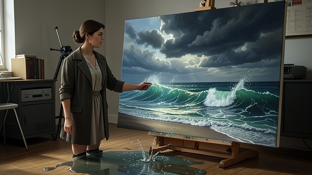 The Eye of Recognition from "The light house: A love story". The Eye of Recognition Response Connie Dixon responds physically and emotionally to Blake McGrath’s seascape.