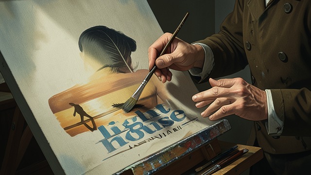 The Controlled Stroke from "The light house: A love story". The Controlled Stroke Correction Blake McGrath stops Connie Dixon from painting with broad uncontrolled arm movements.