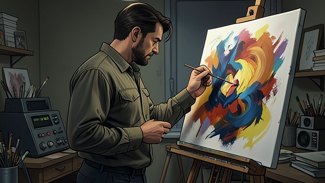 Painting Emotion from "The light house: A love story". Painting Emotion Reframing Blake McGrath rejects the idea that blindness ends his art.