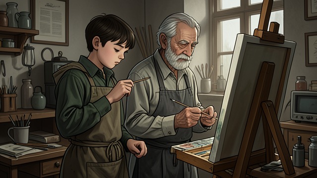 The Old Masters from "The light house: A love story". The Old Masters History Blake McGrath explains how sixteenth- and seventeenth-century artists earned mastery through apprenticeship.