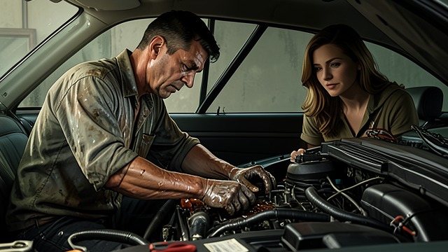 The Salvaged Car from "The light house: A love story". The Salvaged Car Recovery Blake McGrath repairs and tests Connie Dixon’s damaged vehicle. Care The practical work gives her a route back to ordinary life.