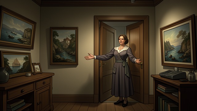 The Gallery Dream from "The light house: A love story". The Gallery Dream Reimagining Connie Dixon imagines a modest but serious gallery in Hoyt Harbor.