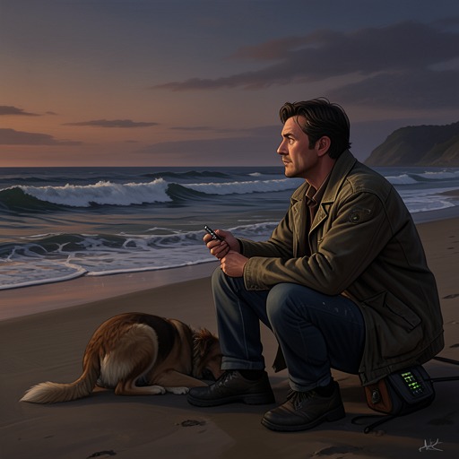 Ned’s Loyalty from "The light house: A love story". This flow traces Ned’s role as Blake McGrath’s grieving companion and as a quiet bridge between memory and renewal.