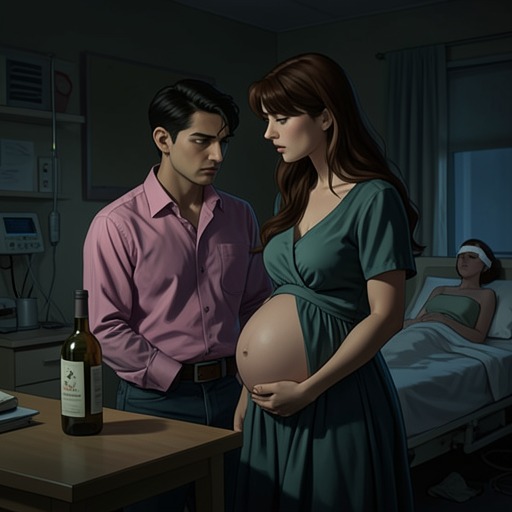 Unexpected Pregnancy and Responsibility from "The Beki CEO Got Me Pregnant". This flow follows the accidental pregnancy from the drunken resort night to Yohan's acceptance of parental responsibility and the child's birth.