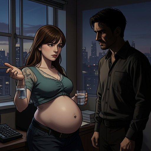 Pregnancy and Bodily Change from "The Beki CEO Got Me Pregnant". This flow follows pregnancy as an embodied narrative of cravings, vulnerability, danger, and eventual maternal fulfillment.