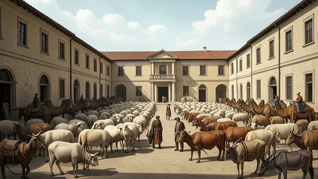 Prosperous Estate from "Who's Causing Your Trouble". Prosperous Estate A Vast Household Job possesses seven thousand sheep, three thousand camels, five hundred yoke of oxen, five hundred female donkeys, and a…