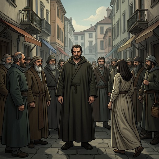 The Synagogue Ruler from "Who's Causing Your Trouble". This flow traces the ruler’s surface-level judgment from Sabbath concern to public shame when Jesus Christ exposes the deeper issue.