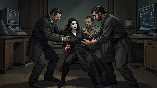 The Attack from "The Ballad of the Last Dragon". Violence Against the Body An Attempted Assault Donnick and his companions restrain Sylvaine Abelan and threaten sexual violence.