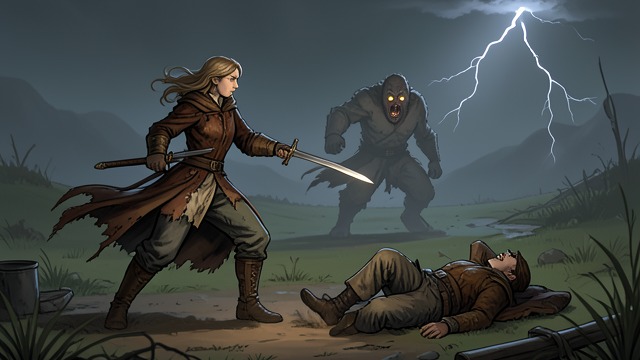The Fallen Bard from "The Ballad of the Last Dragon". Sylvaine Enters the Fight A Failed Distance Sylvaine Abelan leaves the tree after seeing a corpse-eater approach Jaromir.