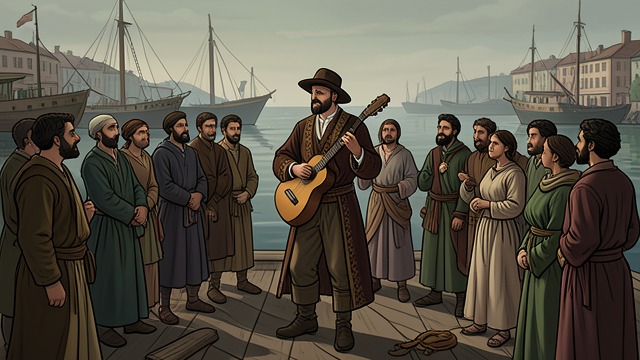 Sylvaine’s Proposal from "The Ballad of the Last Dragon". A Bard’s New Work Port Cities as Bridges Sylvaine Abelan plans to use performances in major ports to raise awareness and build networks among travelers…