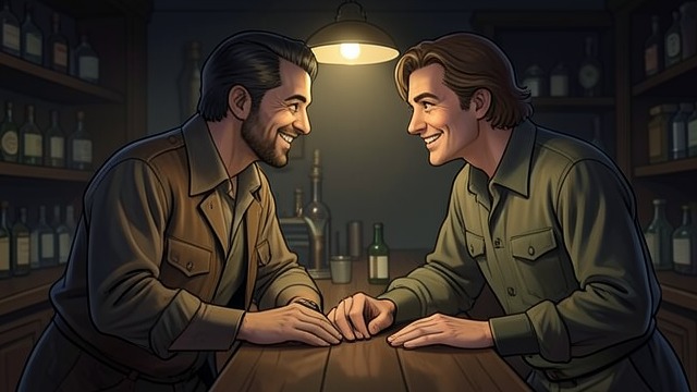 The Barkeep’s Smile from "The Ballad of the Last Dragon". A New Attraction A Different Kind of Interest Cadoc becomes fascinated by Tomas, whose competence and warmth contrast with the temporary nature of Cadoc’s…