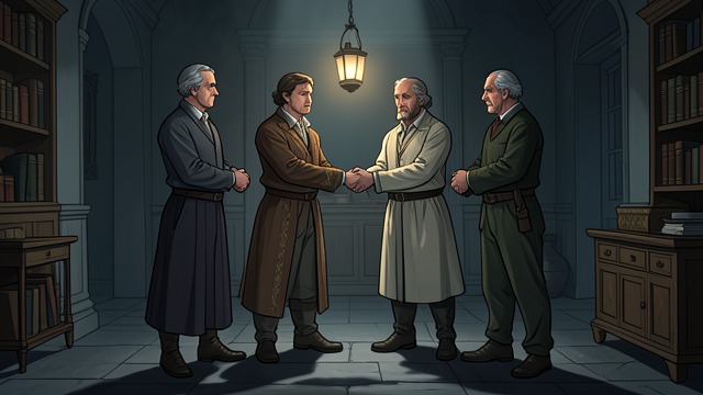 The Shared Decision from "The Ballad of the Last Dragon". Choosing to Continue Together A Practical Doubt Without Aeron Fowler, the expedition has lost its employer and apparent purpose.